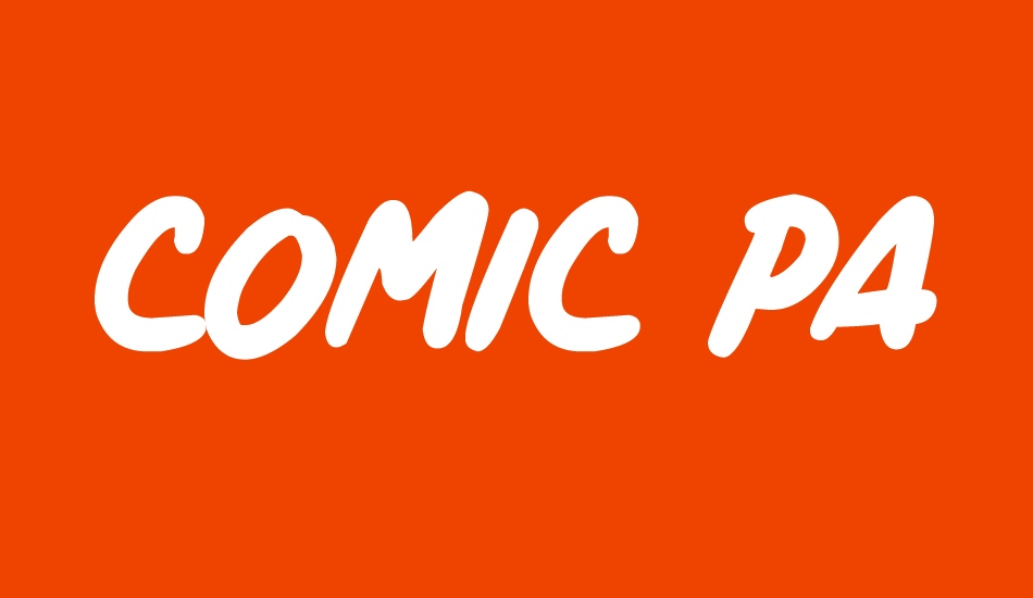 Comic Panels font big