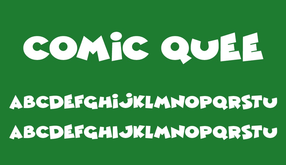 Comic Queens font