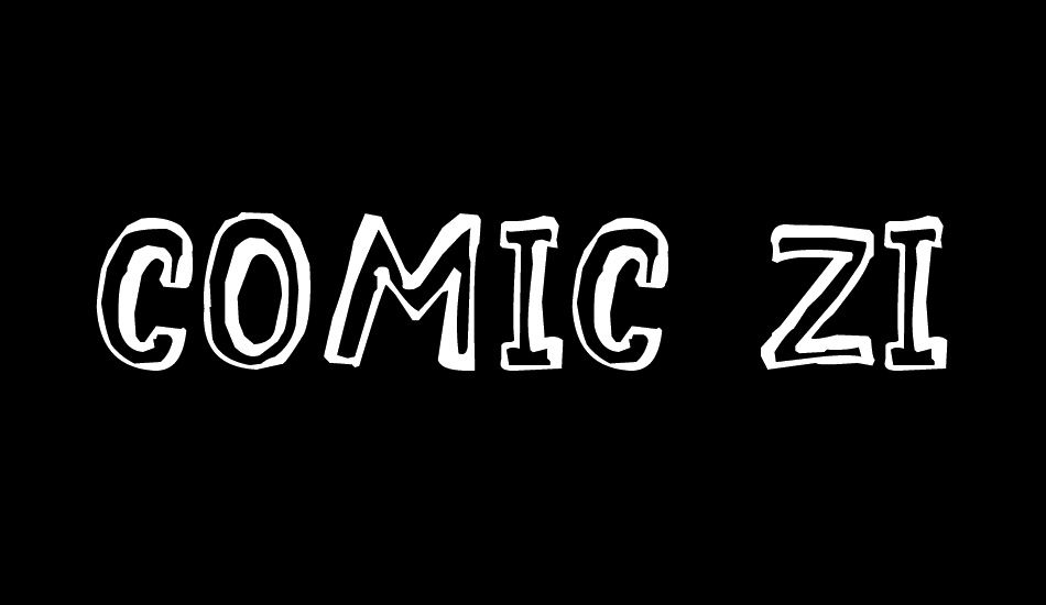 Comic Zine font big