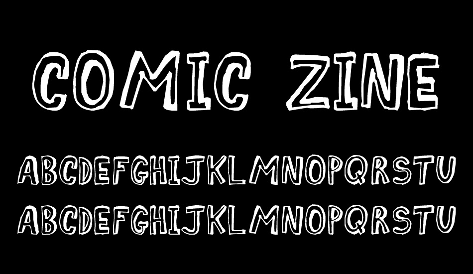 Comic Zine font