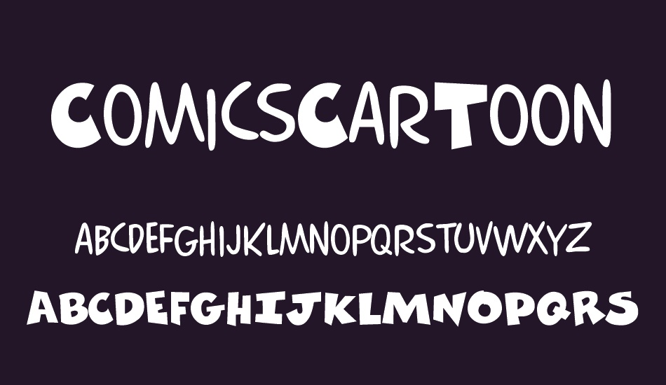 ComicsCarToon font