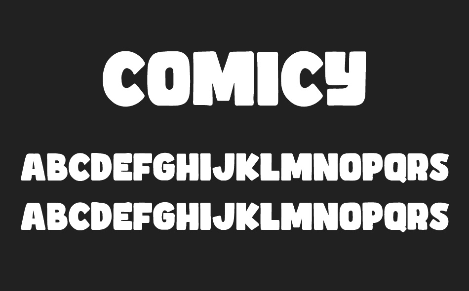 Comicy font