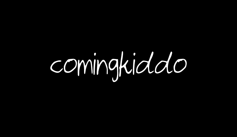 comingkiddo font big