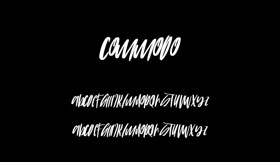 COMMODO font