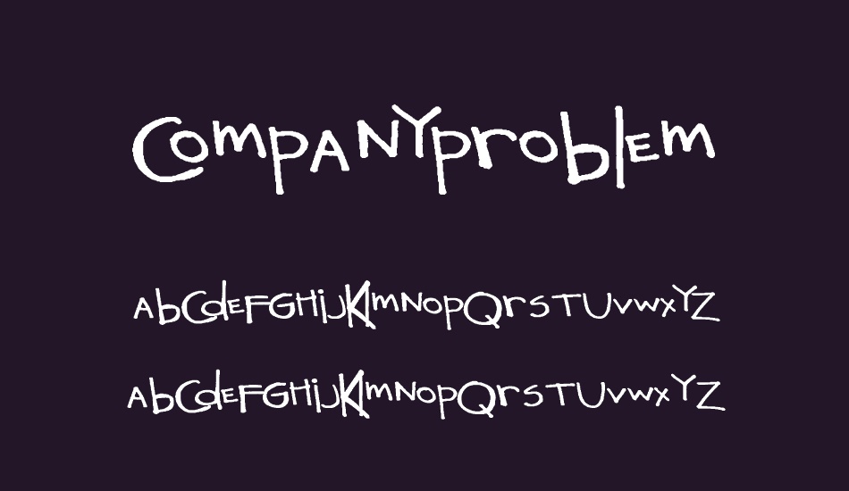 CompanyProblem font