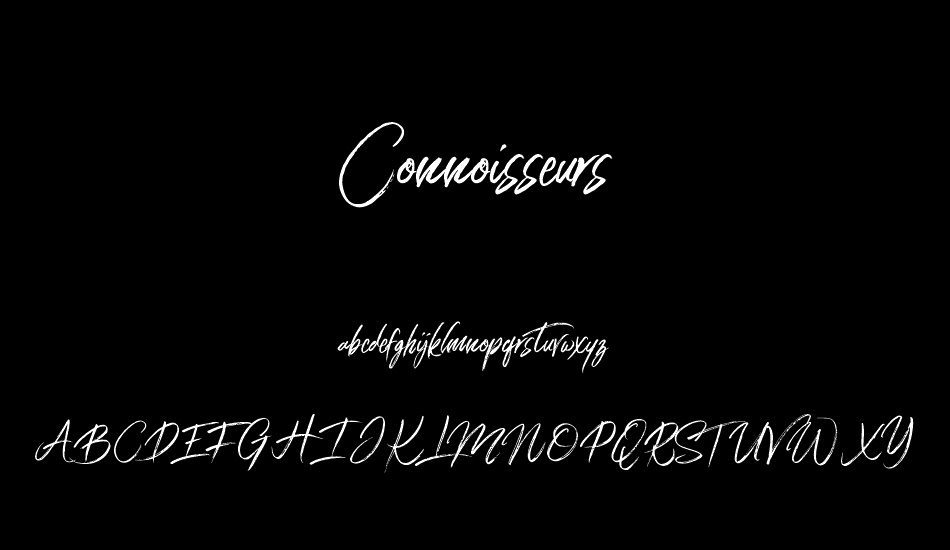 Connoisseurs font