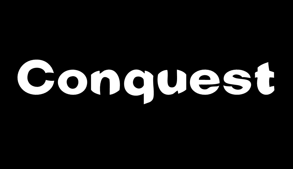 Conquest font big