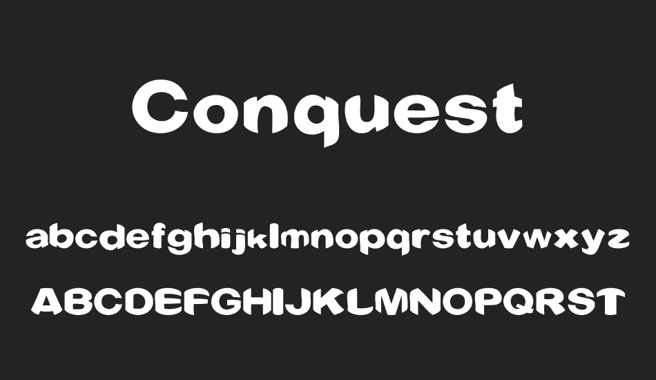 Conquest font