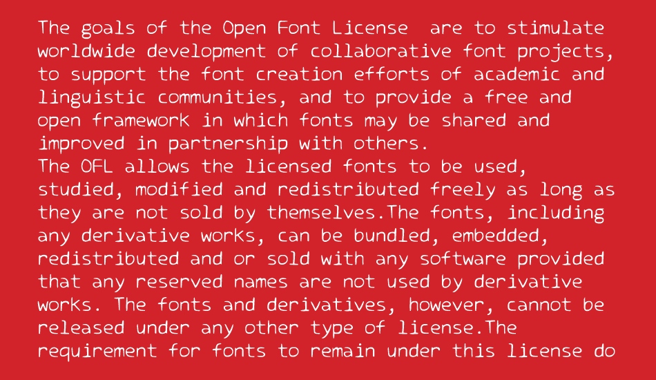 ConsoleFu font 1