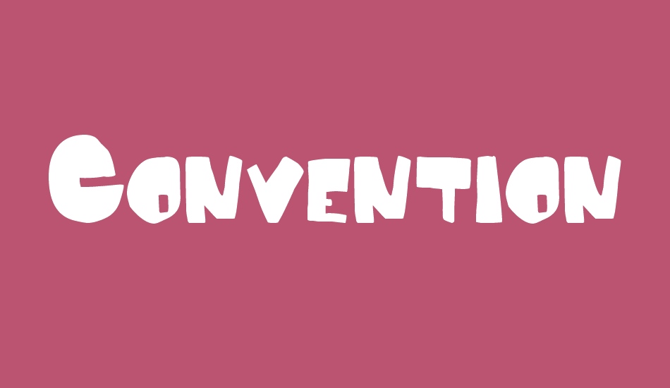 Conventional Wisdom font big