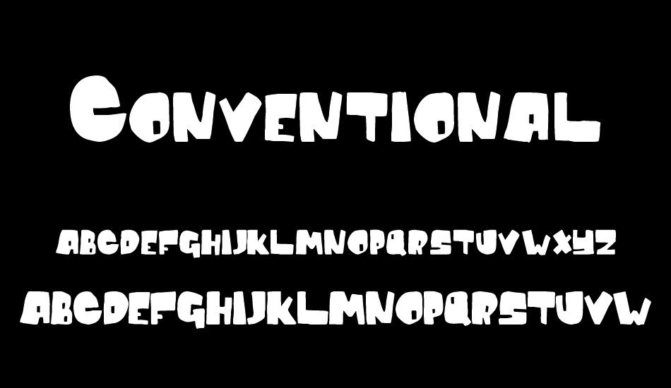 Conventional Wisdom font