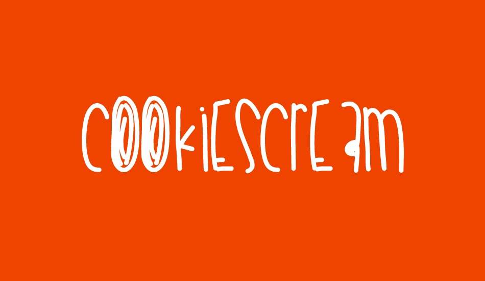 Cookiescream font big