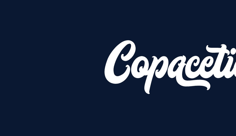 Copacetic font big