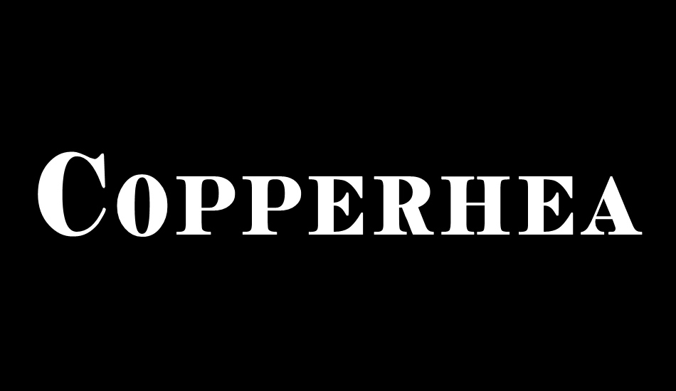 Copperhead Condensed font big