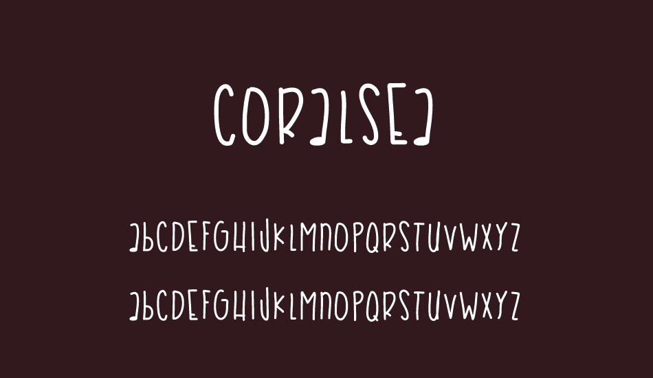 CoralSea font