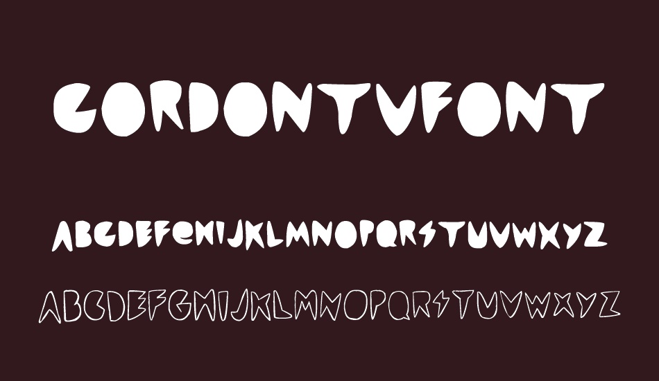 cordontvfont font