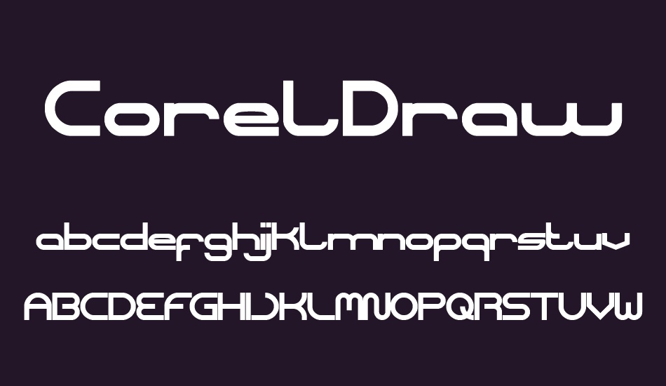 CorelDraw font