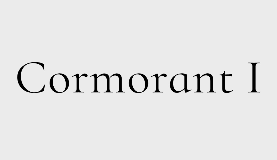 cormorant-ınfant font big