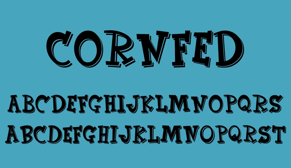 CornFed font