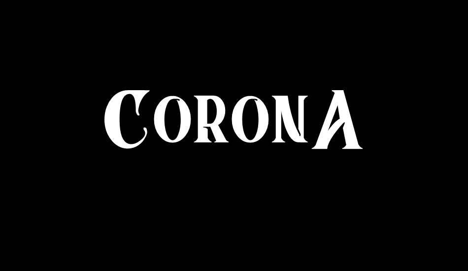 CoronA font big