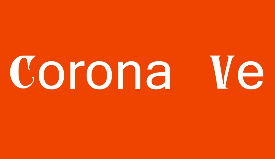 Corona Demo Version font big