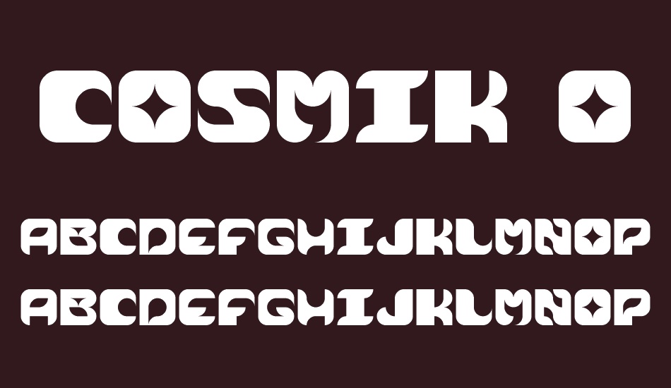 Cosmik Orchestra font