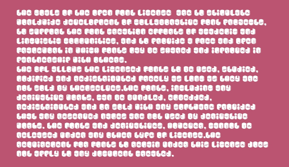 Cosmojunk font 1