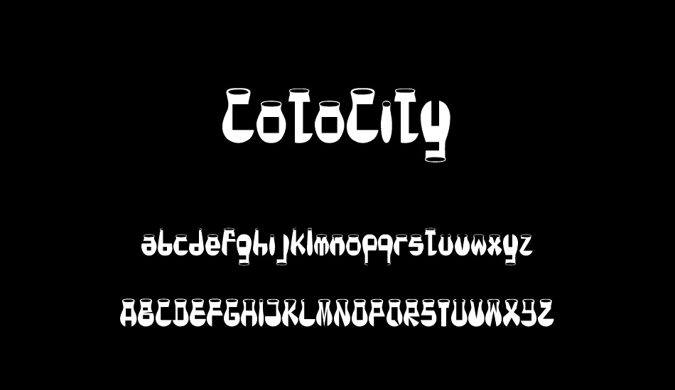 CotoCity font