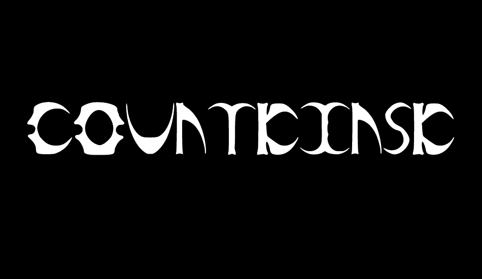 countkinski font big