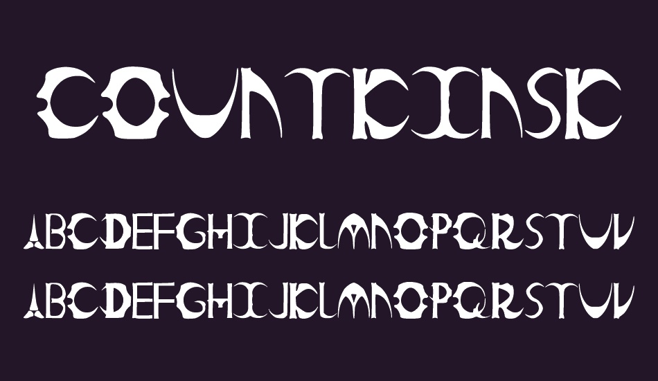 countkinski font