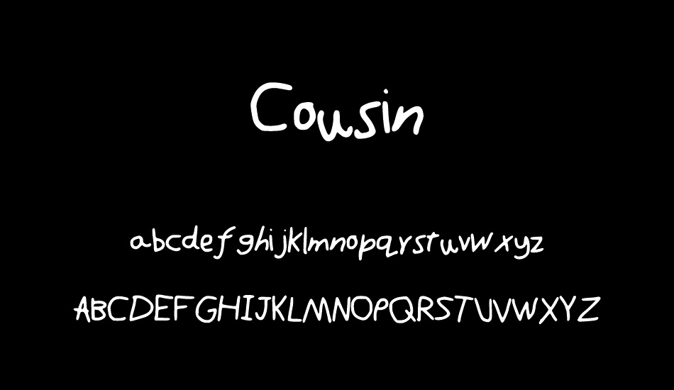 Cousin font