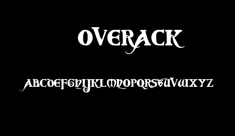 Coverack Demo font