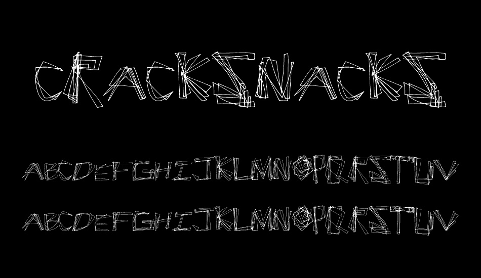 CrackSnacks font