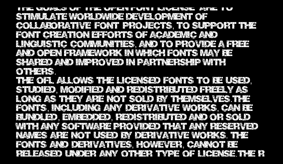 Crackvetica font 1