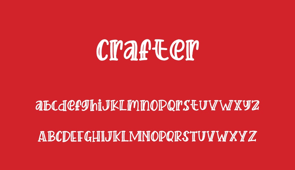 crafter font