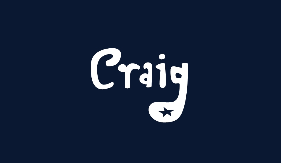 Craig font big