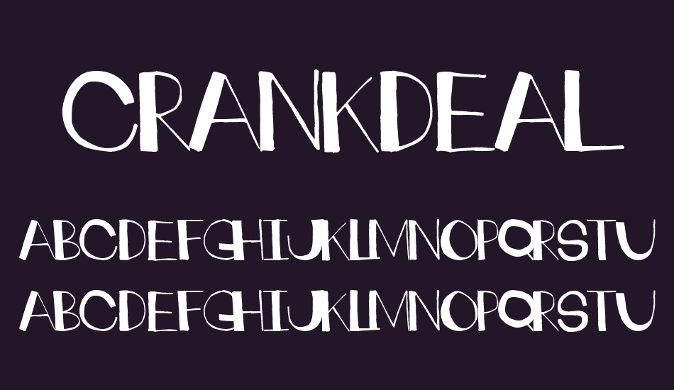 crankdeal font