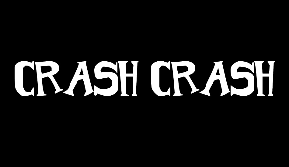 Crash Crash font big