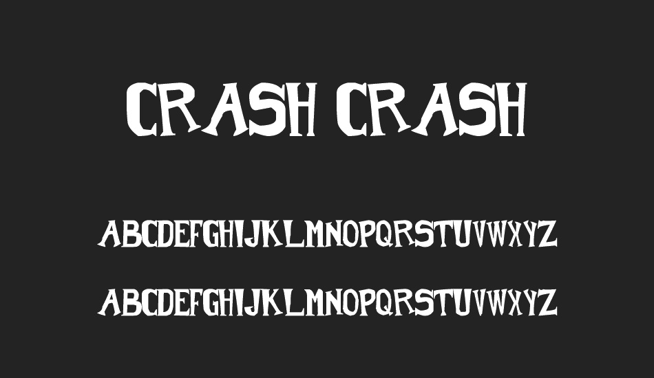 Crash Crash font