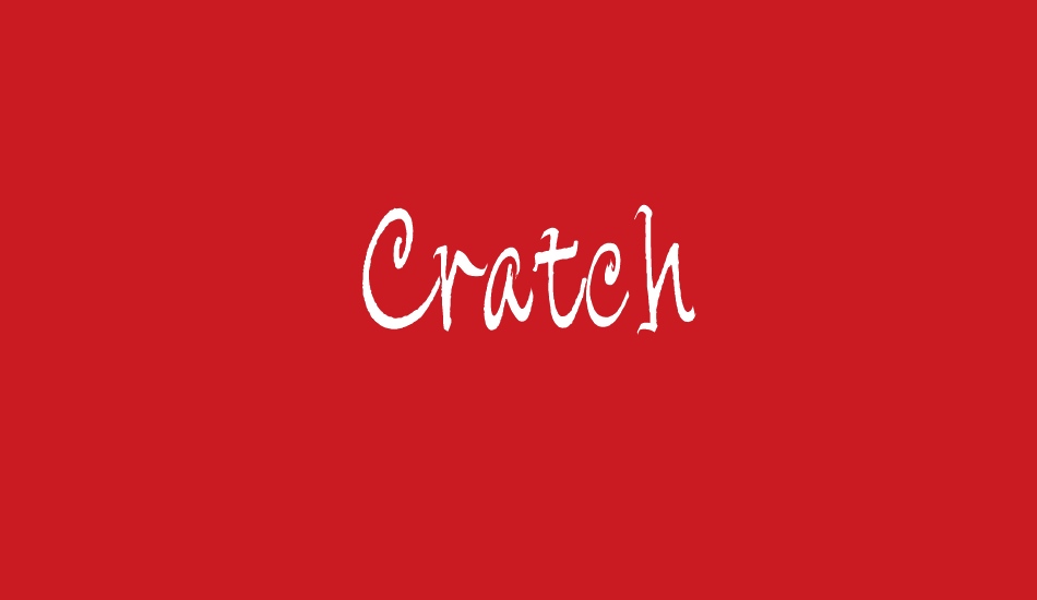 Cratch font big