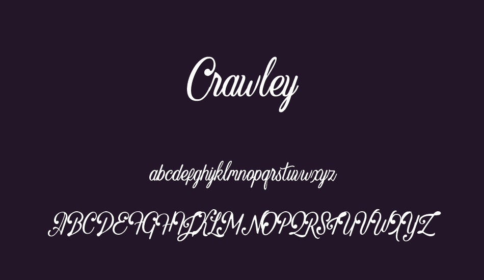 Crawley font