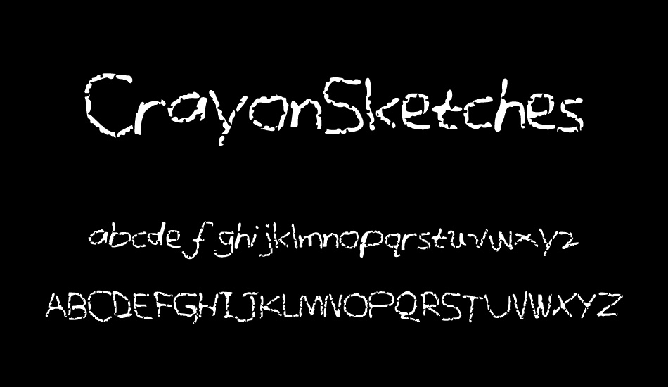 CrayonSketches font
