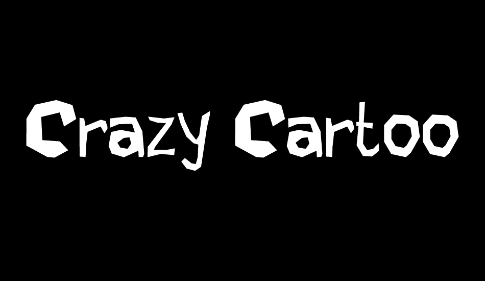 Crazy Cartoon font big