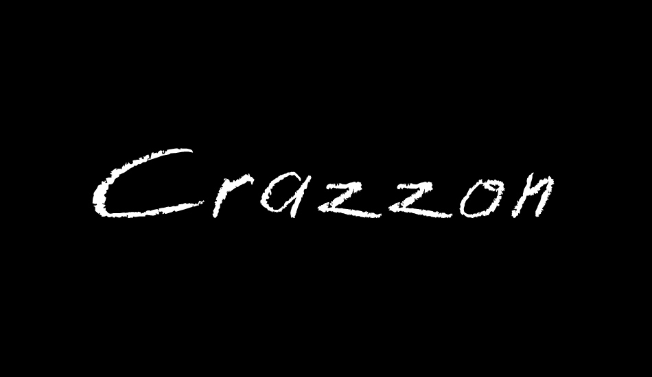 Crazzon font big