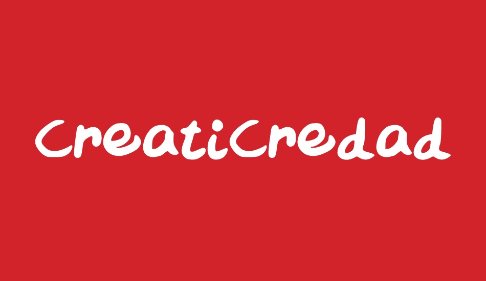 CreatiCredad font big