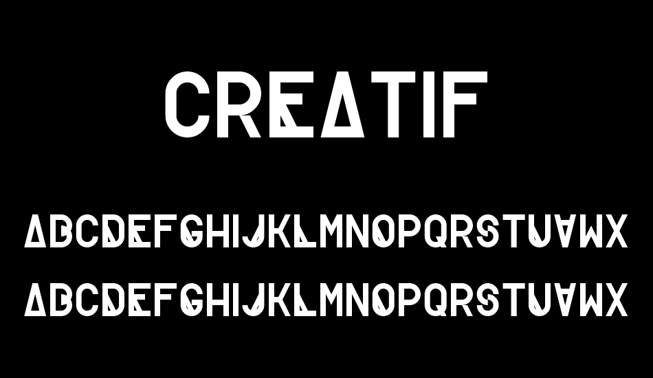 Creatif font