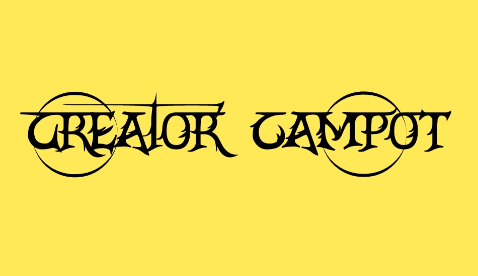 CrEAtoR cAmpoTYPe SmcP font big