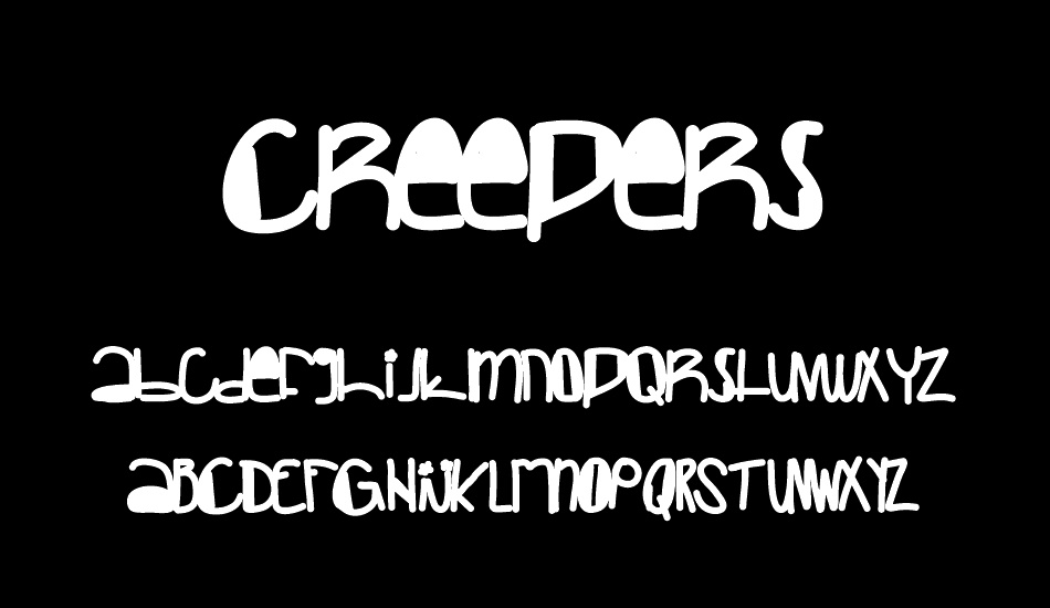 Creepers font