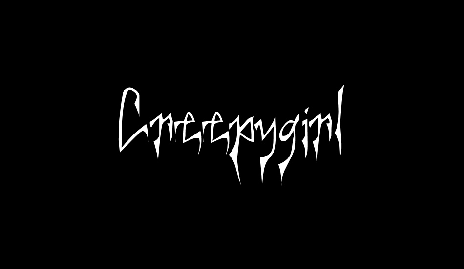 Creepygirl font big