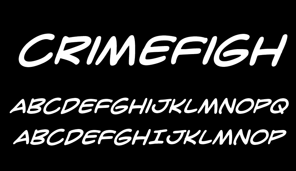 CrimeFighter BB font